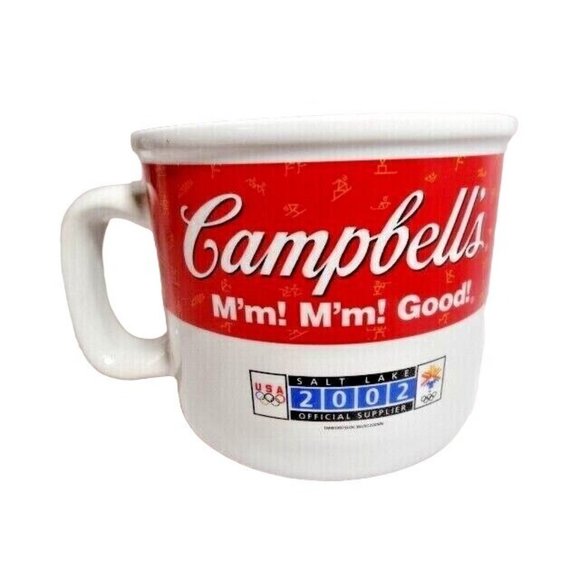 Campbell's Limited Edition Skater Soup Mug 2002 Winter US Olympics Salt Lake - Picture 2 of 4